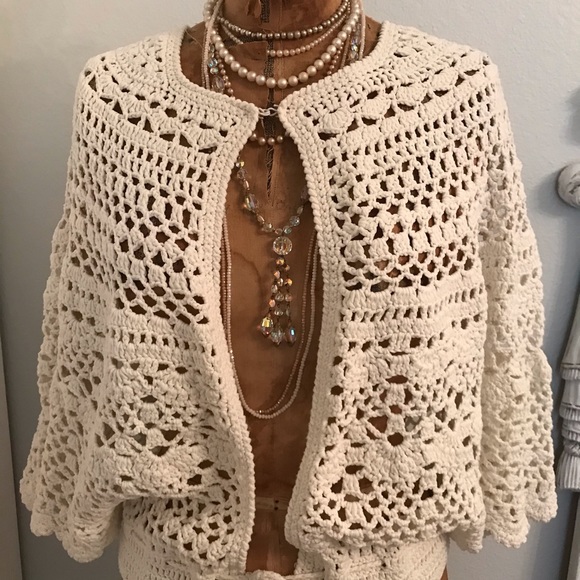Dkny Other - Crochet Cape or Cover up